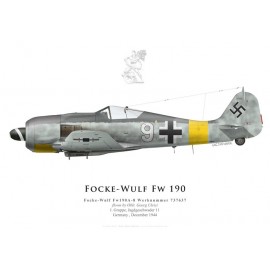  Fw 190A-8, Oblt Georg Ulrici, I./JG 11, décembre 1944