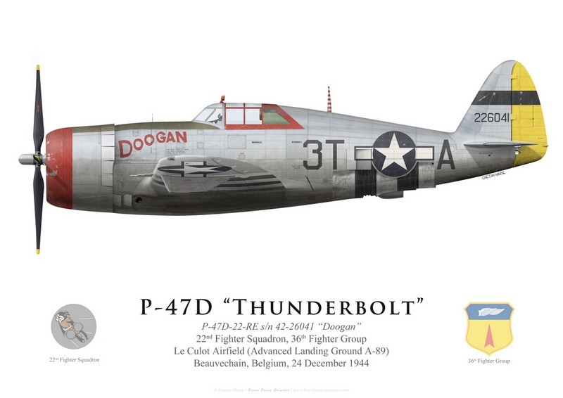 Asisbiz 41 6196 P-47C Thunderbolt 4FG334FS QPP Kicking Mule LLt
