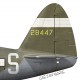 P-47D Thunderbolt "Queen City Mama", Capt. Donald Dilling, 487th FS, 352nd FG, RAF Bodney, décembre 1943