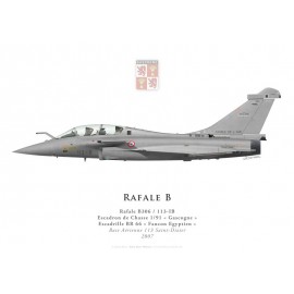 Rafale B, EC 1/91 "Gascogne", French air force, 2007