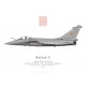 Print of the Dassault Rafale C No 129, EC 2/30 "Normandie-Niémen", French air force, 2012