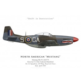 North American Mustang Mk IVA KH774, No 112 Squadron, Royal Air Force, Italie, avril 1945