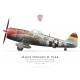Print of the Republic P-47D Thunderbolt, Maj. Howard Park, 513th Fighter Squadron, 406th Fighter Group, France, 1945