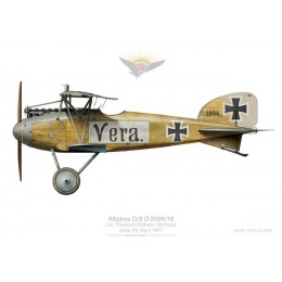 Albatros D.III "Vera", Ltn. Friedrich-Wilhelm Wichard, Jasta 24, France, 1917