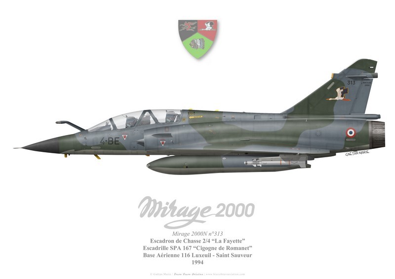 Maquette Kinetic 1/48 Dassault Mirage 2000N La Fayette (K48124) – Neuf