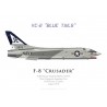 F-8K Crusader, VC-2 "Blue Tails", NAS Oceana, 1970
