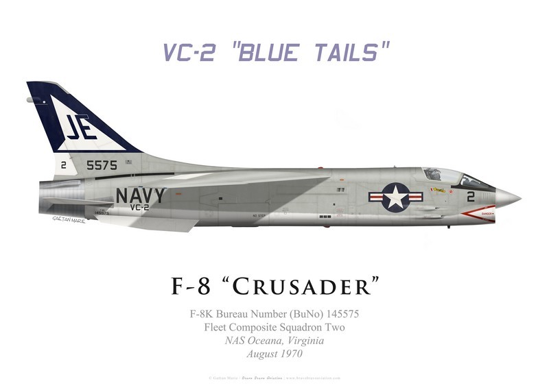 F-8K Crusader, VC-2 
