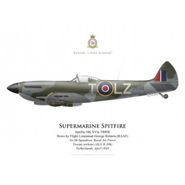 Spitfire Mk XVIe, F/L George Roberts (RAAF), No 66 Squadron, Royal Air Force, April 1945