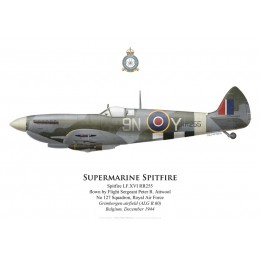 Supermarine Spitfire Mk XVI, F/S Peter Attwool, No 127 Squadron, Royal Air Force, Grimbergen, Belgium, December 1944
