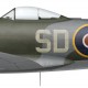 Hawker Tempest V Series II EJ580, F/L Ron Bennett, No 501 Squadron, Royal Air Force, October 1944