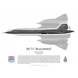 SR-71A Blackbird piloté par B. Weaver and J. Zwayer, 25 janvier 1966, Edwards AFB, US Air Force