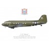 C-47A Dakota, 80th Troop Carrier Squadron, 436th Troop Carrier Group, USAAF, France, 1945