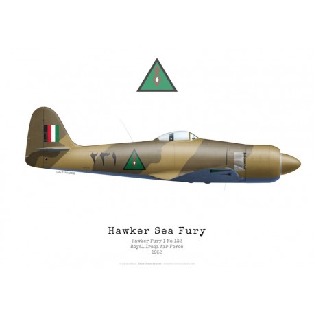 Hawker Fury I, No 132, Royal Iraqi Air Force, 1952