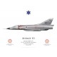 Dassault Mirage IIICJ No 70, No 117 “First Jet” Squadron, Israeli Air Force, 1967