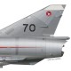 Dassault Mirage IIICJ n°70, No 117 “First Jet” Squadron, armée de l'air israélienne, 1967