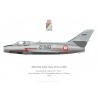Mystère IVA n°293, Escadron de Chasse 2/8 “Nice”, Base Aérienne 120 Cazaux, 1979