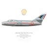Mystère IVA n°112, Patrouille de France 1957, 12e Escadre de Chasse, Base Aérienne 103 Cambrai-Epinoy
