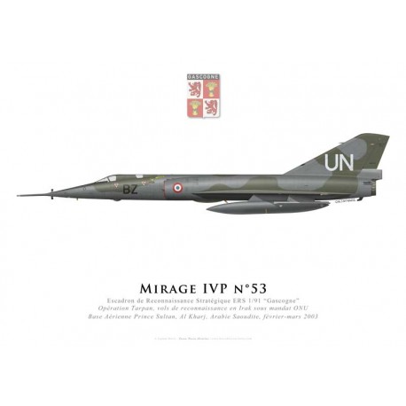 Mirage IVP, Escadron de Reconnaissance Stratégique 1/91 “Gascogne”, Opération Tarpan, Irak, 2003