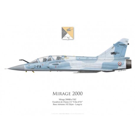 Mirage 2000B, EC 2/2 "Côte d'Or", BA 103 Dijon-Longvic
