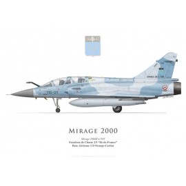 Mirage 2000B, EC 2/5 "Ile de France", BA 115 Orange-Caritat
