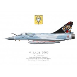 Mirage 2000C, Escadron de Chasse 1/12 "Cambrésis", 90th anniversary of Escadrille SPA 162, 2008
