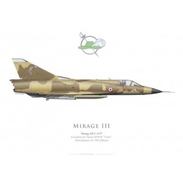 Mirage IIIC, Escadron de Chasse 3/10 "Vexin", Détachement Air 188 Djibouti, French Air Force