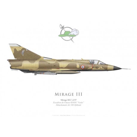 Mirage IIIC, Escadron de Chasse 3/10 "Vexin", Détachement Air 188 Djibouti