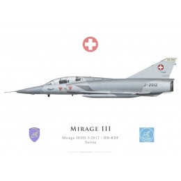 Mirage IIIDS, J-2012 / HB-RDF, preserved in Switzerland
