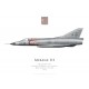 Mirage IIIC n°85, Escadron de Chasse 1/10 "Valois", Base Aérienne 110 Creil, 1976 