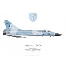Mirage 2000C No 10, EC 1/2 "Cigognes", BA 102 Dijon-Longvic, 1984