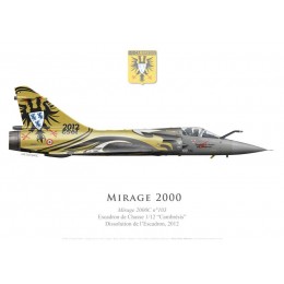 Mirage 2000C No 103, Special scheme for the deactivation of EC 1/12 "Cambrésis", BA 103 Cambrai-Epinoy, 2012