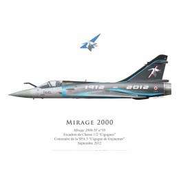 Mirage 2000-5F No 58, SPA 3 centenary, September 2012, EC 1/2 “Cigognes”