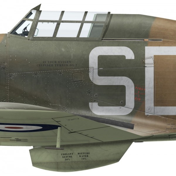 Daron Corgi Hawker Hurricane 1/72 JH Ginger Lacey No 501 
