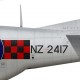 North American P-51D Mustang, NZ2417, No 3 (Canterbury) Squadron, Royal New Zealand Air Force