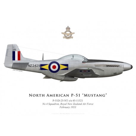 North American P-51D Mustang, NZ2429, No 4 Squadron, Royal New Zealand Air Force