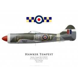 Hawker Tempest II MW820, No 54 Squadron, Royal Air Force, 1946