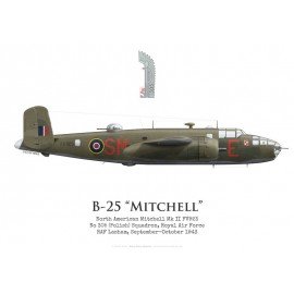 Mitchell Mk II, No 305 (Polish) Squadron, Royal Air Force, 1943