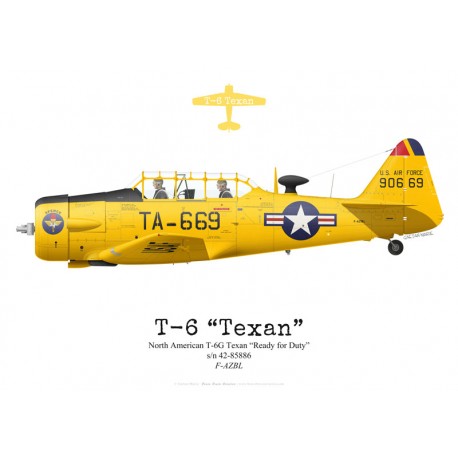 North American T-6G Texan "Ready for Duty", F-AZBL