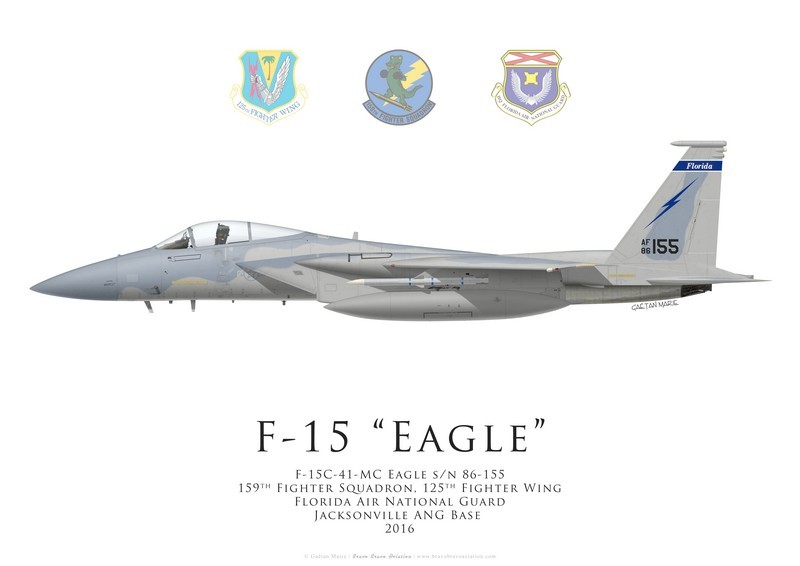 F-15C Eagle, 159th Fighter Squadron, 125th Fighter Wing, Florida