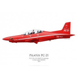 Pilatus PC-21 No 101, HB-HZC, third prototype