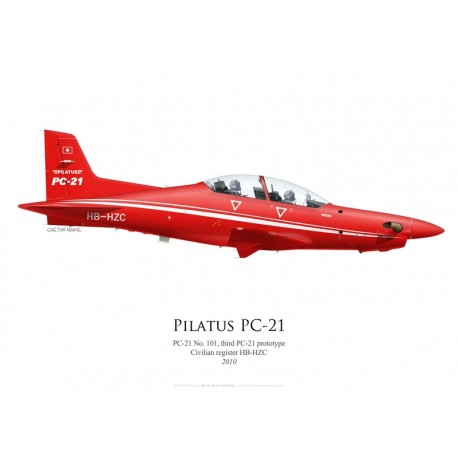 Pilatus PC-21, HB-HZC, troisième prototype