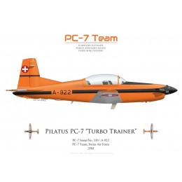 Pilatus PC-7 A-922, PC-7 Team, Swiss Air Force