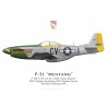 P-51D Mustang "Jolie Hélène", 368th Fighter Squadron, 359th Fighter Group, 1945