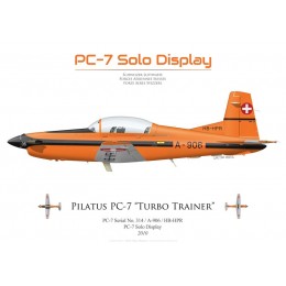 Pilatus PC-7 A-906, HB-HPR, PC-7 Solo Display, Forces Aériennes Suisses