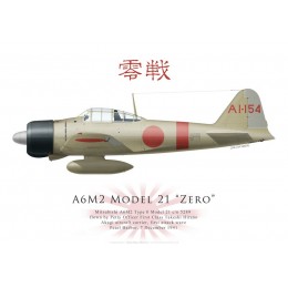 A6M2 Model 21 Zero, PM Takeshi Hirano, Akagi, Pearl Harbor, 7 décembre 1941