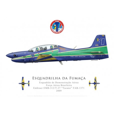 T-27 Tucano, Patrouille acrobatique "Esquadrilha da Fumaça", Força Aérea Brasileira