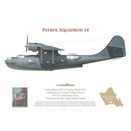 Consolidated PBY-5 Catalina, Ens. William Tanner, VP-14, Pearl Harbor, 7 décembre 1941