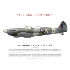 Spitfire TR9 ML407, "The Grace Spitfire", July 2017