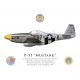 P-51D Mustang "Tika IV", Lt. Vernon Richards, 374th Fighter Squadron, 361st Fighter Group, 1944