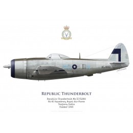 Republic Thunderbolt Mk II KL882, No 60 Squadron RAF, Tanjore, Inde, 1945